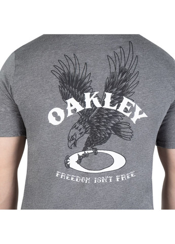 Футболка з малюнком SI Freedom Isnt Free Tee Heather Grey Oakley (315822542)