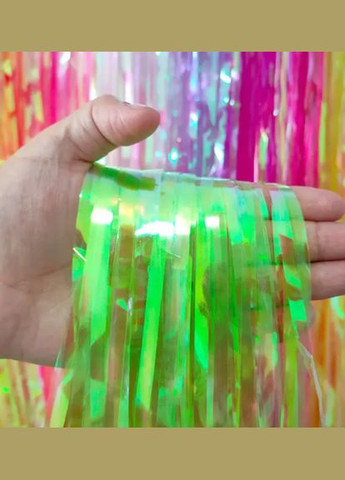 Дождик для фотозоны 1 м на 1 м перламутрово-зеленый Jannet Дощик (316318062)