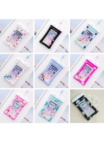 Водонепроникний чохол для телефону з повітряною подушкою Чорний з лаймом (ВНП-6-9) No Brand (372505202)