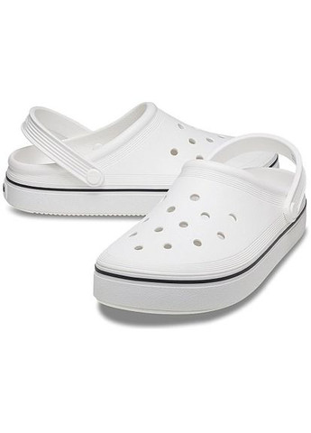 Белые сабо off court clog white 208371-w Crocs