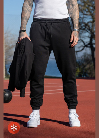 Мужской теплый костюм на молнии ZIP FUR Черный Teamv (316355081)