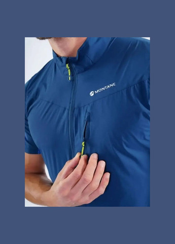 Синяя демисезонная жилет featherlite trail vest narwhal blue Montane