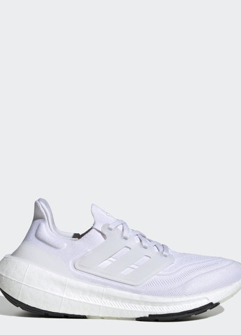 Белые всесезонные кроссовки ultraboost light adidas