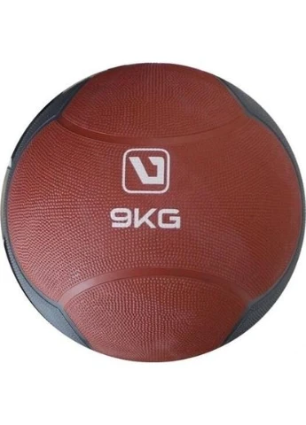 М'яч медичний (медбол) коричнево-сірий 9 кг LS3006F-9 LiveUp MEDICINE BALL (398233106)