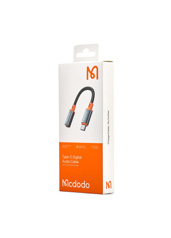 Кабель Castle Series Type-C to 3.5mm Female Cable 11cm CA-7561 Black McDodo (297453247)