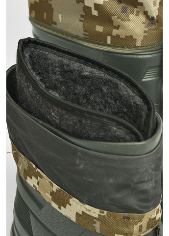 Сапоги мужские пена со сьемным носком темно-зеленого цвета Let's Shop (362351034)