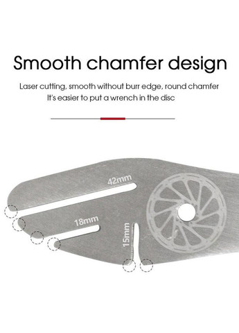 Інструмент для правки та вирівнювання гальмівних дисків (роторів) Bike Tools Bike Hand (324626482)