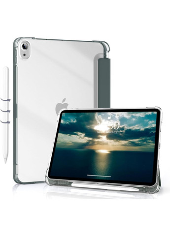 Чохол Soft Edge з кріпленням Apple Pencil для Apple iPad Air 11" M2 2024 Dark Green (711426) BeCover (366220092)