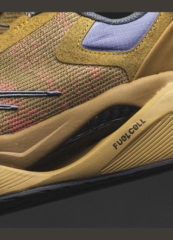 Коричневые демисезонные кроссовки мужские и женские new balance fuelcell x stone island brown | нью беланс фуэл селл коричневый No Brand