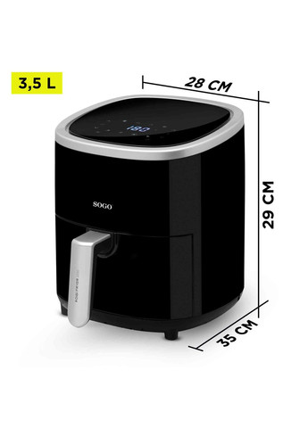 Мультипечь-фритюрница SS-10865 (3,5л) Sogo (360572816)