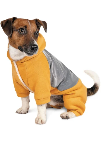 Костюм для собак LEAF XS Оранжевый с серым (4823082422876) Pet Fashion (333141115)