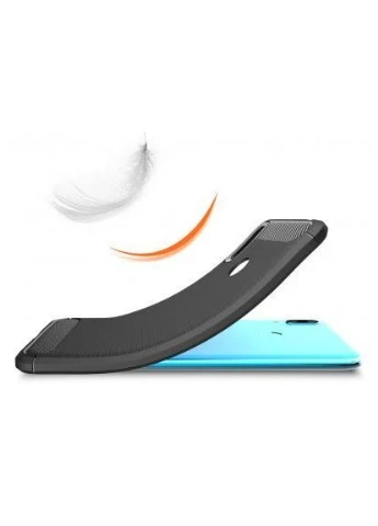 Чохол до мобільного телефона для Huawei Y7 2019 Carbon Fiber (Black) (LT-HY72019B) Laudtec (400755295)
