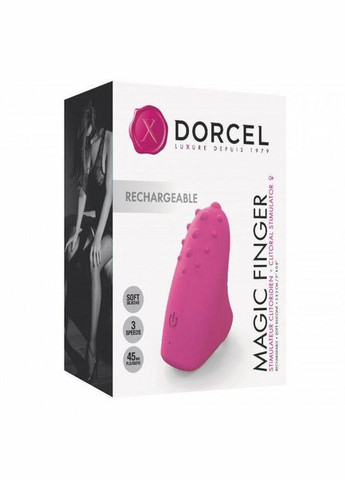Вібратор на палець MAGIC FINGER Rose перезаряджаємий, 3 режими роботи SO5071 Dorcel (303887579)