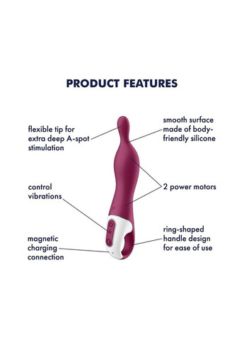 Вибратор для точки А AMazing 1 Berry Satisfyer (297587660)