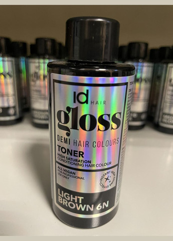 Демиперманентная краска для волос GLOSS TONER Id Hair 75мл idHair (331016217)