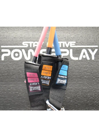 Набор трубчатых эспандеров PP-4101 Expander Tube Set 3шт. (до 18,2 кг.) PowerPlay (397316532)