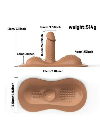 Вібратор жіночий крісло для стимуляції точки G клітора анала + Вібратор язик вакуумний стимулятор з лизанням No Brand (370639543)