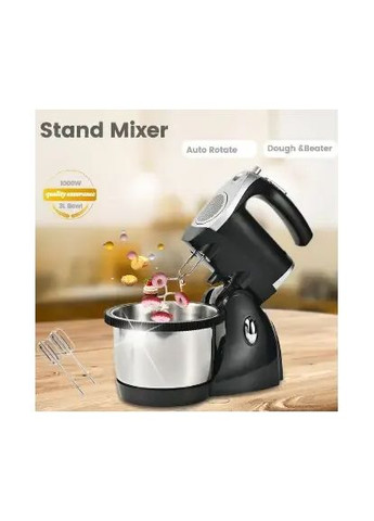 Ручний стаціонарний міксер із металевою чашею RAF Golon (363831490)