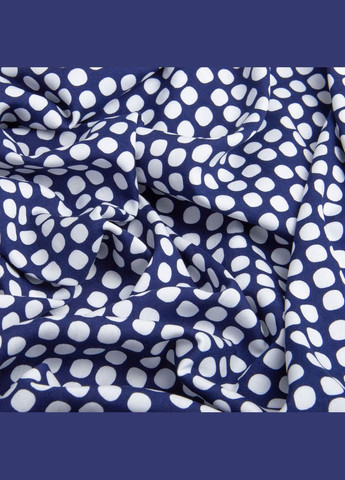 Тканина плательна штапель віскоза 145 см 90 г/м2 для суконь, спідниць, штанів, комбінезонів, дитячого одягу горохи IDEIA (341328134)