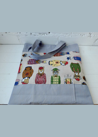 Эко сумка с собаками, эко сумка с карманом шопер City dog No Brand (329888977)