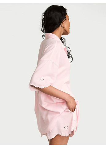 Розовая всесезон пижама с шортами modal-cotton short pajama set Victoria's Secret