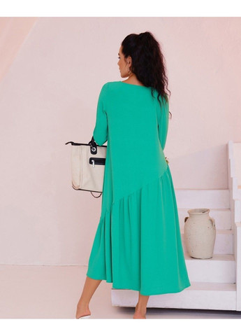 Зеленое повседневный платье 13487 l зеленый ISSA PLUS