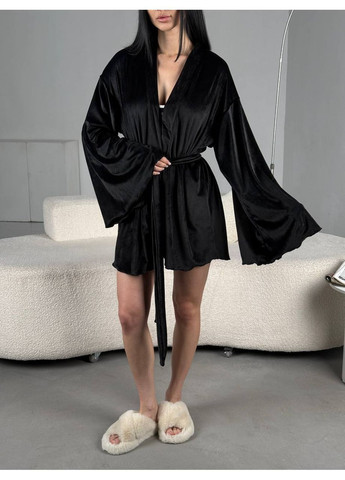Женский велюровый халат No Brand (362575102)