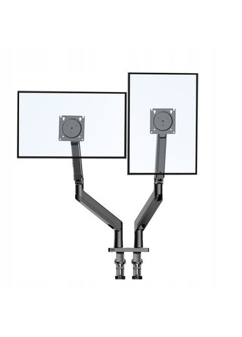 Кронштейн для двох моніторів NB G32 22" — 32" Чорний настільний із функцією PIVOT North Bayou (370142021)