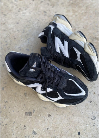 КРОСІВКИ ЖІНОЧІ NEW BALANCE 9060 BLACK WHITE V2 НЬЮ БЕЛАНС 9060 No Brand чорні демісезони (367167259)