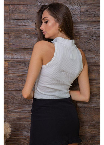 Майка жіноча з блискавкою, білого кольору, 180R235 Ager — 362911927