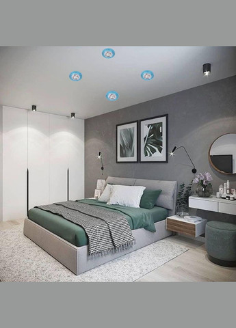 Круглий акриловий світильник (05-А34) No Brand (370071720)