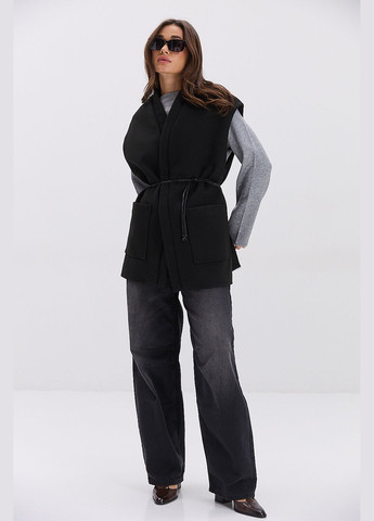 Женский жилет из черной пальто Arjen (324392578)