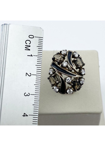 Кольцо серебряное с движением топазом 17,5 5,1 г No Brand (370142470)