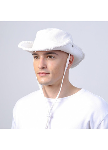 Панама мужская односторонняя коттон белая НАНТ 804-838 LuckyLOOK 804-838М (342058102)