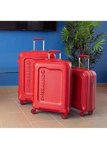 Чемодан London (M) Red (SWB_LHLON201M) Уценка Swissbrand (392409658)