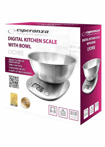 Кухонные весы до 5кг EKS008 Esperanza (268025247)