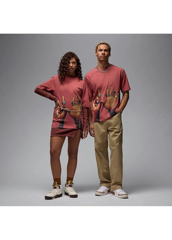 Бордовая футболка мужская flight mvp bordo Air Jordan