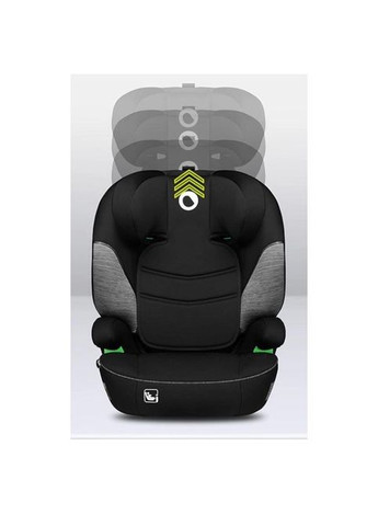 Автокрісло Lars I-Size Black Grey 15-36 кг, чорне () Lionelo LO-LARS I-SIZE BLACK GREY (336329552)