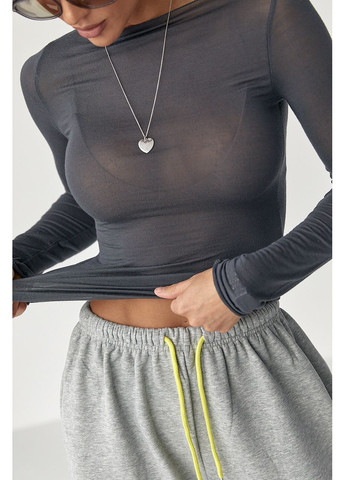 Приталенный лонг в сетку Lurex (365629428)