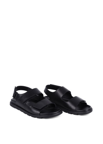 мужские сандалии jl20228-203 ss25 черный кожа Miguel Miratez