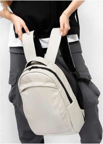 Жіночий рюкзак з відділенням під ноутбук Сірий Шовк (3820271343) Sambag (361244579)