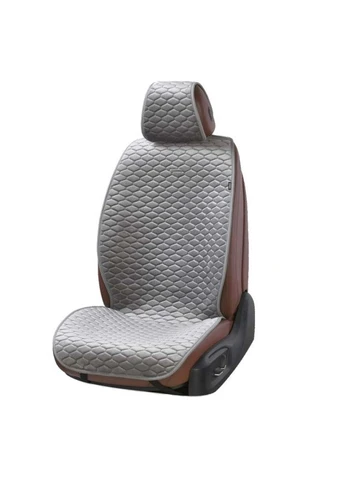 Накидки на сидіння авто Palermo EL 700 103 передні та задні з алькантари сірі Elegant (390496054)
