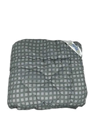 Ковдра напівторна закрита Квадрат 20386 150х210 см сіра Arda (335584876)