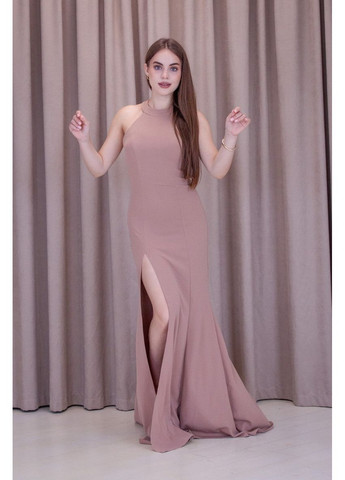 Бежева вечірня плаття WINN однотонна