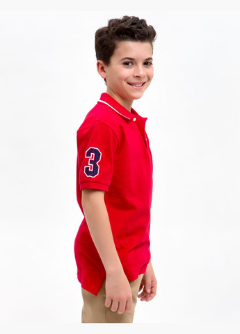 Футболка поло для хлопчика U.S. Polo Assn. 146 розмір червона U.S. Polo Assn. (335974556)