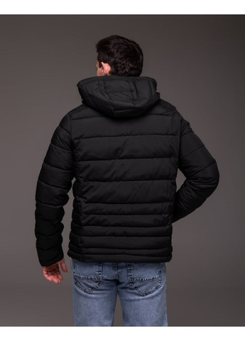 Черная демисезонная куртка мужская утепленная No Brand