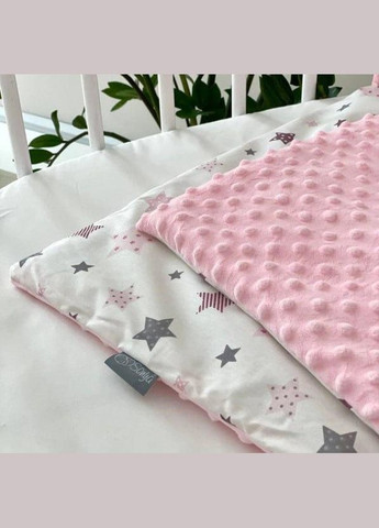 Покривало для дитячого ліжечка 76х96 см в коляску Рожевий (П4К-al-manyunya-001-04) No Brand (316230996)