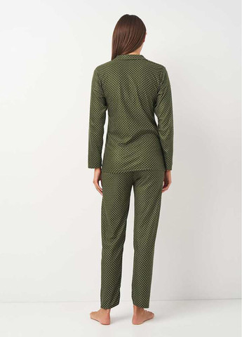 Зелена всесезон піжама сорочка + брюки BOYRAZ