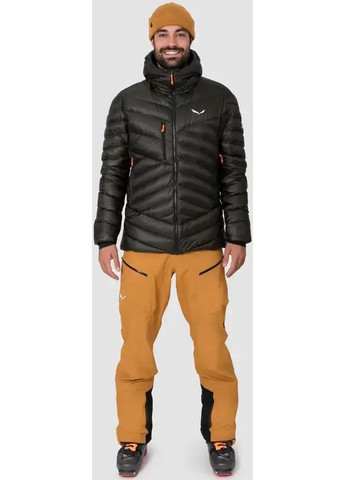 Черная демисезонная куртка ortles medium 3 rds down jacket men 50/ black Salewa