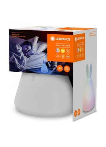 Ночник NIGHTLUX TOUCH LED 2,5W Rabbit, micro-USB, RGBW (4058075602113) Ledvance NIGHTLUX TOUCH LED 2, 5W Rabbit, micro-USB, RGBW (367830228)